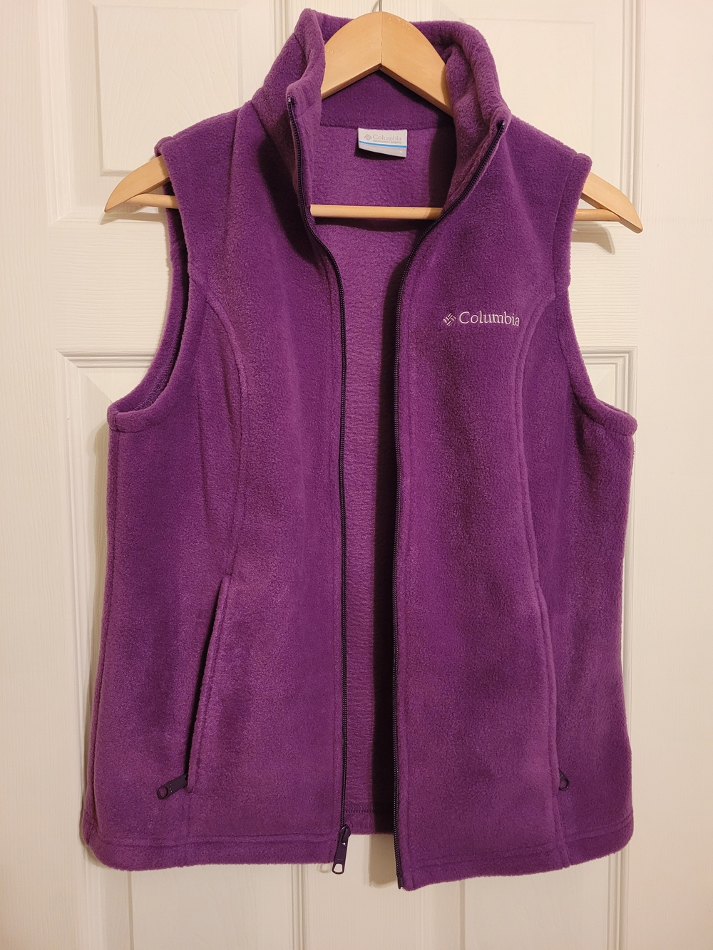 Columbia Women's Purple Fleece Vest